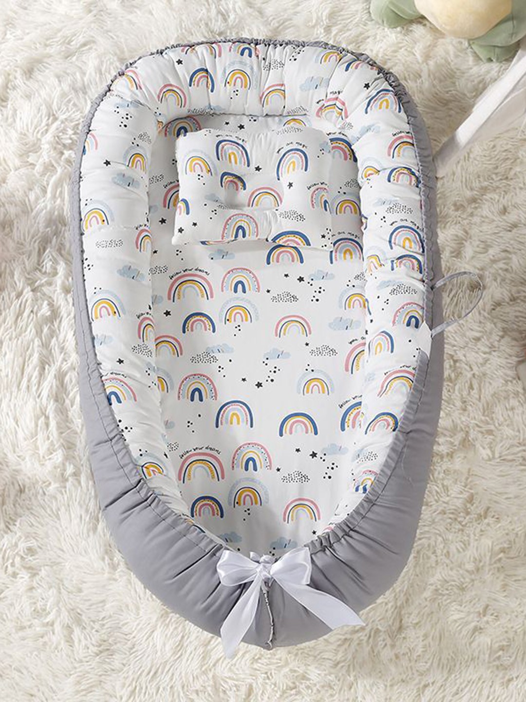 

Babymoon Infants Printed Baby Sleeping Bag, Grey