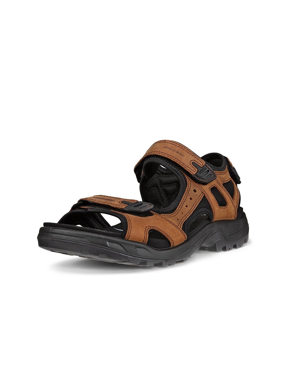 

ECCO Offroad Sierra Oiled Nubuck Men Textured Sports Sandals, Brown