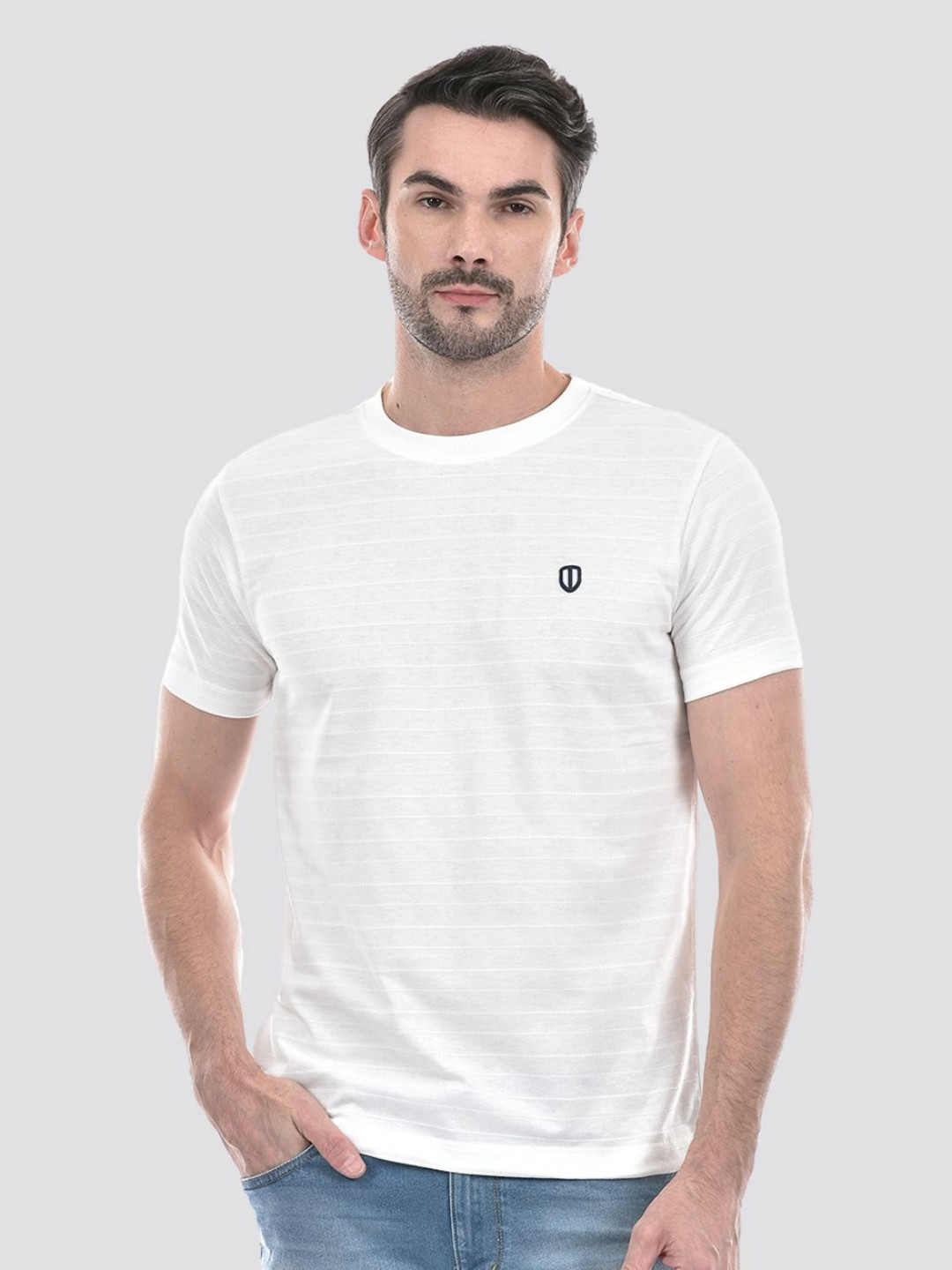 

Numero Uno Men Solid Round Neck Cotton T-shirt, Grey