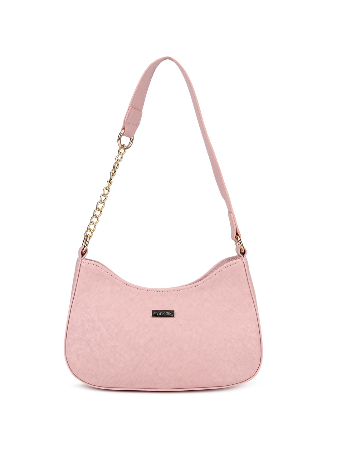 

STOIC Women Solid Sling Bag, Pink