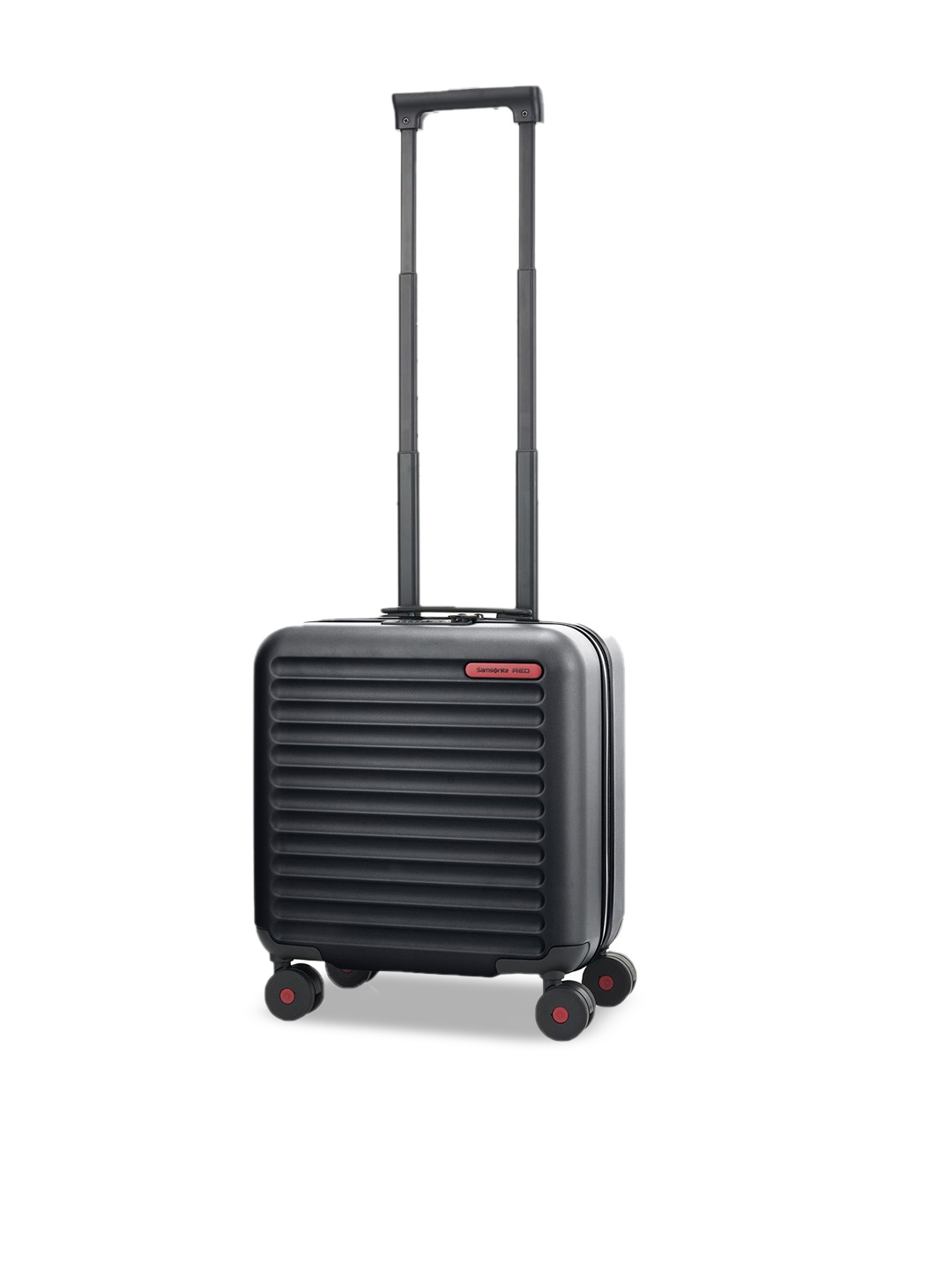 

Samsonite RED TOIIS C Expandable Hard-Sided Overnighter Trolley Bag, Black