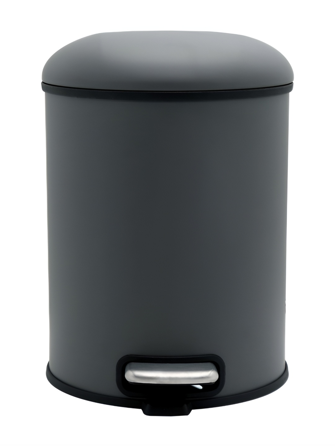 

Pano Grey Stainless Steel Pedal Dustbin With Lid 12 L