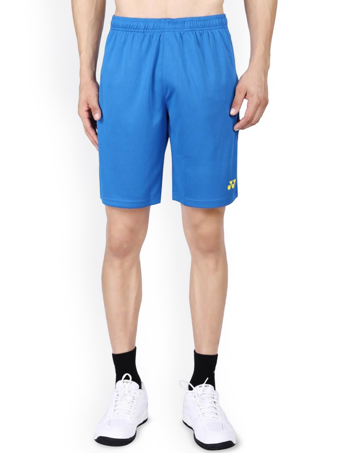 

YONEX Men Solid Sports Shorts, Blue