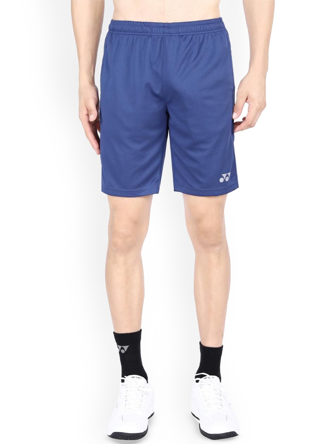 

YONEX Men Solid Sports Shorts, Blue