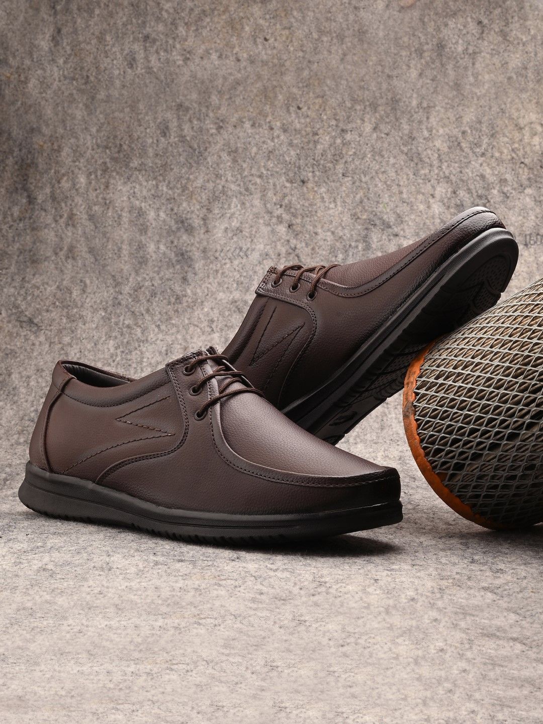 

BUCIK Men Formal Derbys, Brown