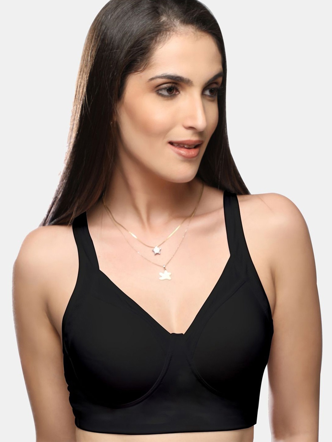 

Lovable Sport Bra Full Coverage Lightly Padded, Black