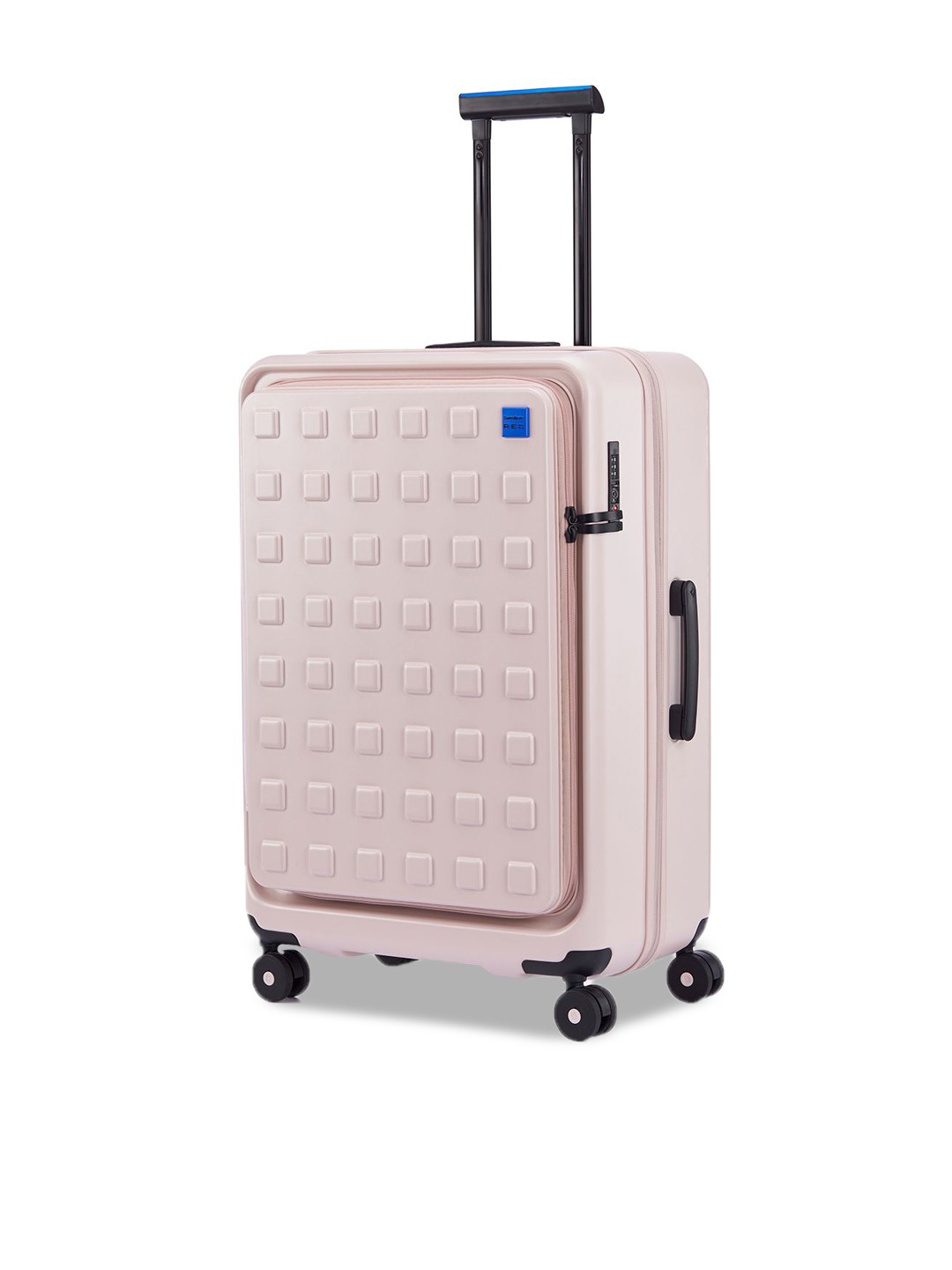 

Samsonite Red TOIIS M Expandable Hard-Sided Large Trolley Bag, Pink