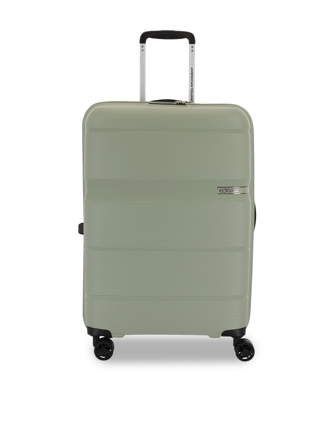 

AMERICAN TOURISTER Linex Textured Hard-Sided Trolley Bag, Khaki