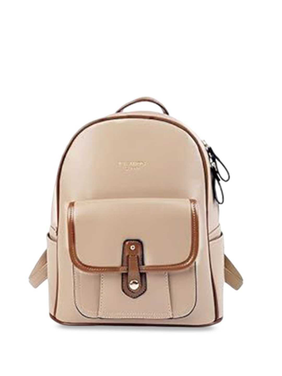 

Palay PU Oversized Shoulder Bag with Applique, Cream