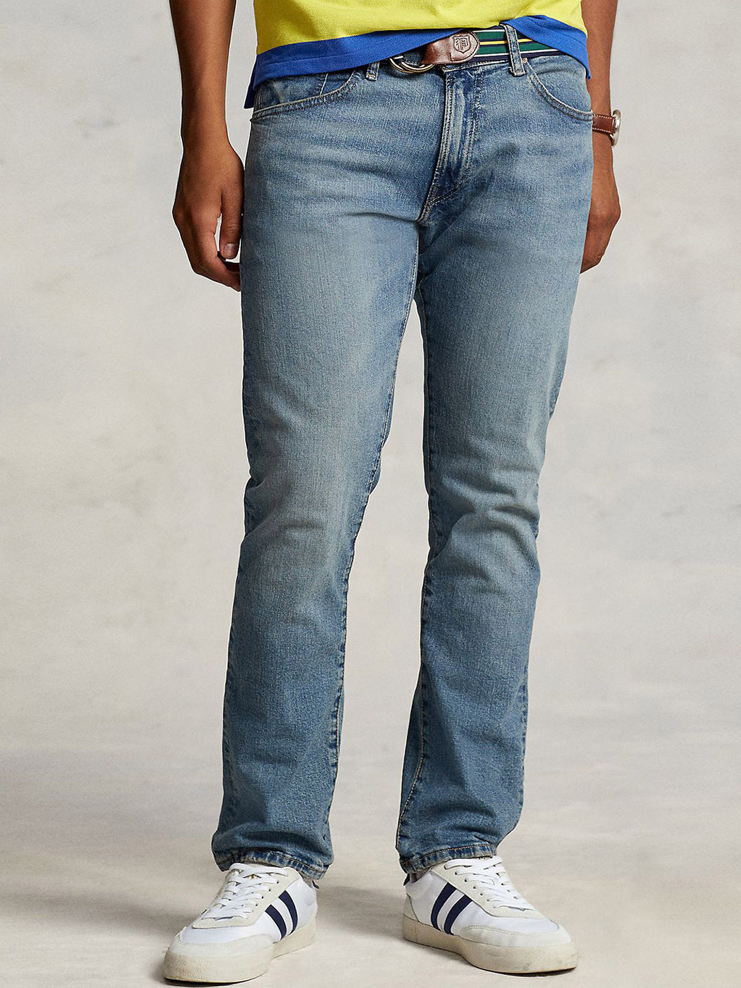

Polo Ralph Lauren Men Straight -Fit Light Fade Jeans, Blue