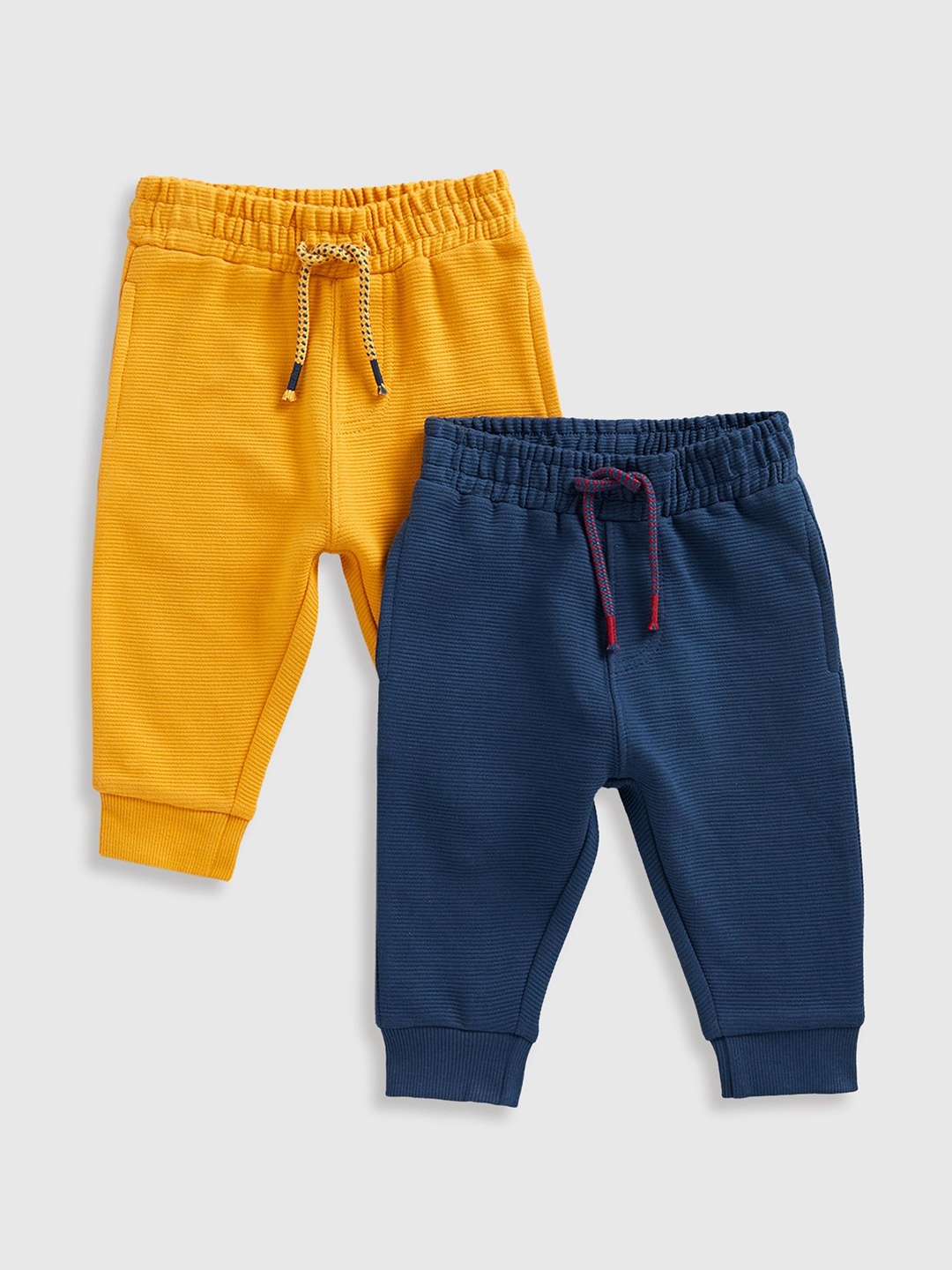 

mothercare Boys Solid Smart Joggers Trousers, Blue