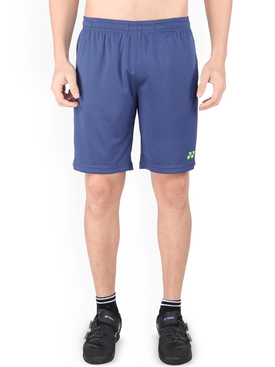 

YONEX Men Solid Sports Shorts, Blue