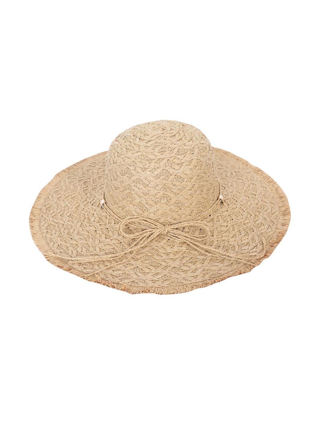 

FabSeasons Women Brown Self Design Sun Hat