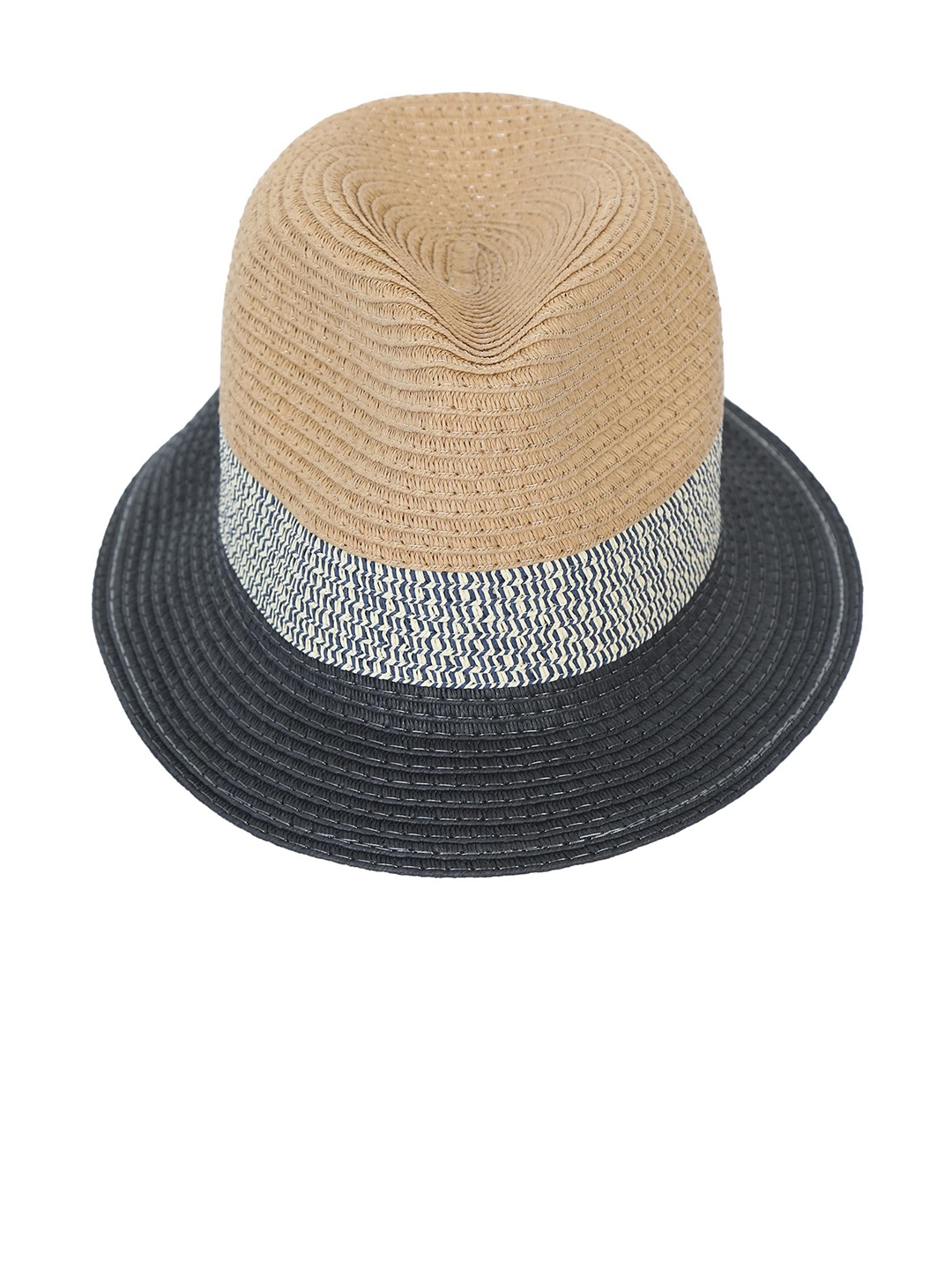 

FabSeasons Unisex Brown Solid Fedora Hat