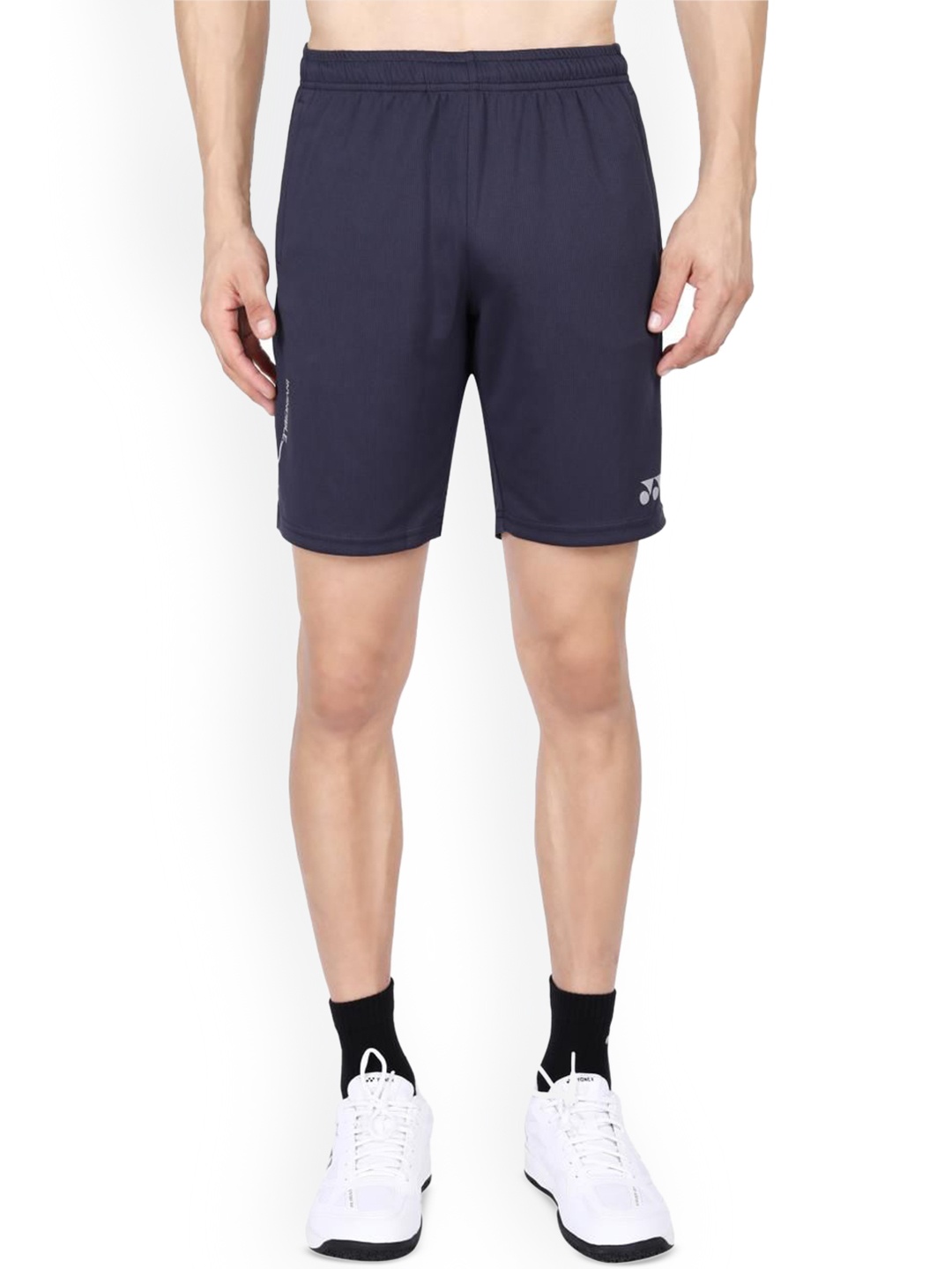 

YONEX Men Solid Sports Shorts, Blue