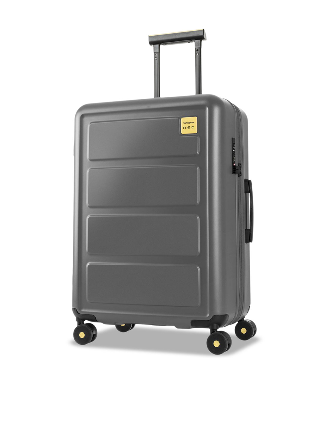 

Samsonite RED TOIIS L Expandable Medium Check-In Hard Sided Trolley Bag, Grey