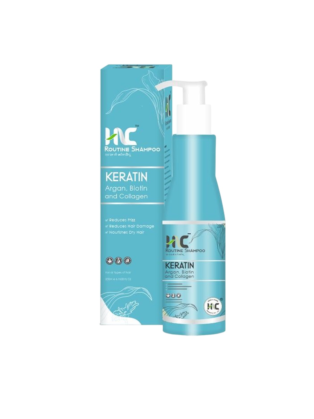 

Heal N Cure Keratin Shampoo With Argan Oil 200 ml, Off white