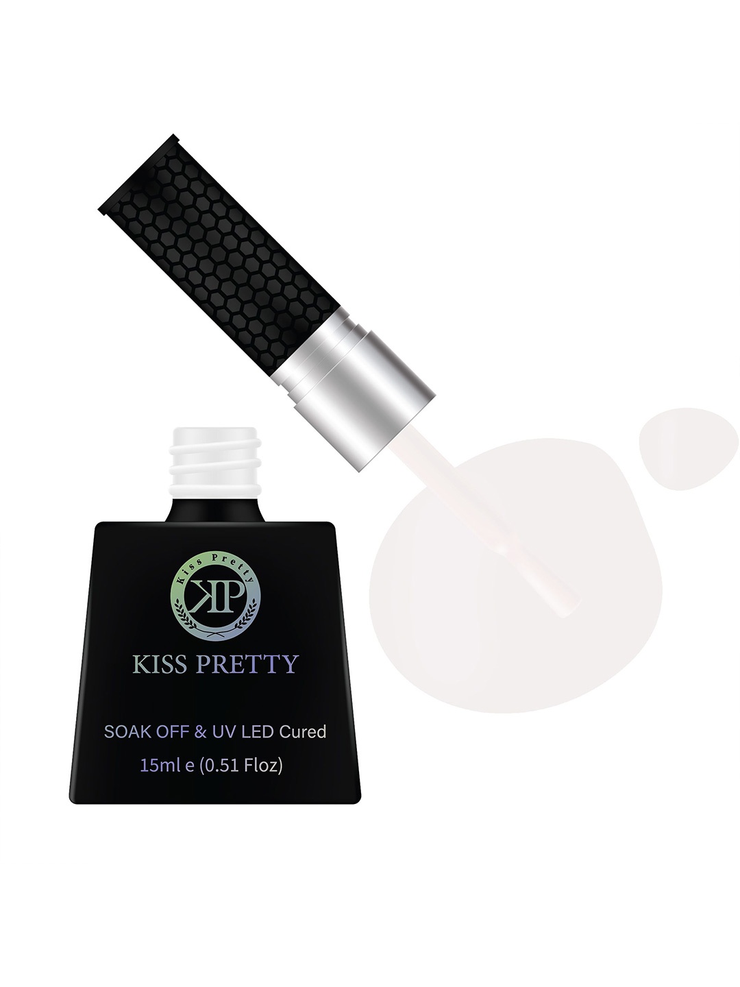 

Kiss pretty Soak Off & UV LED Cured Nail Polish - Shade - 02 - 15 ml, White