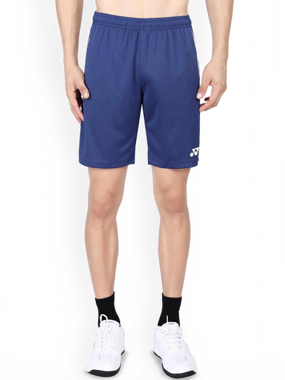 

YONEX Men Solid Sports Shorts, Blue