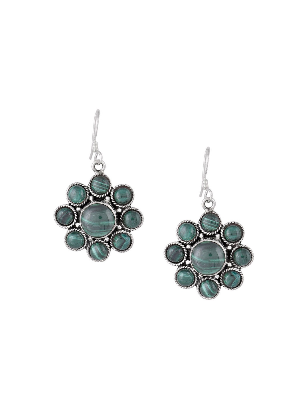 

Indianshelf 92.5 Sterling Silver Contemporary Drop Earrings