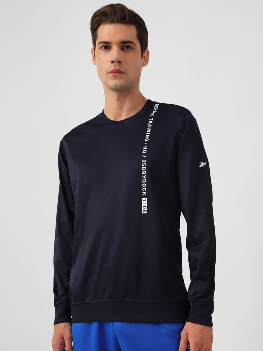 

Reebok Fitness Training Long Sleeve Sweatshirt, Navy blue