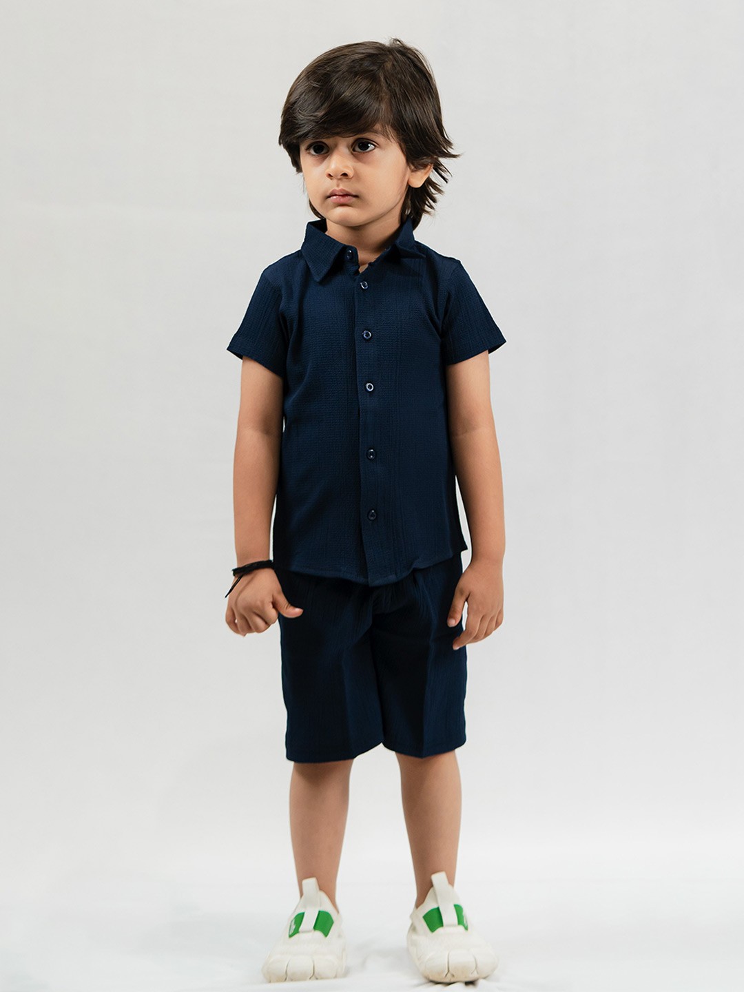 

Emblica Unisex Kids Shirt with Shorts, Blue