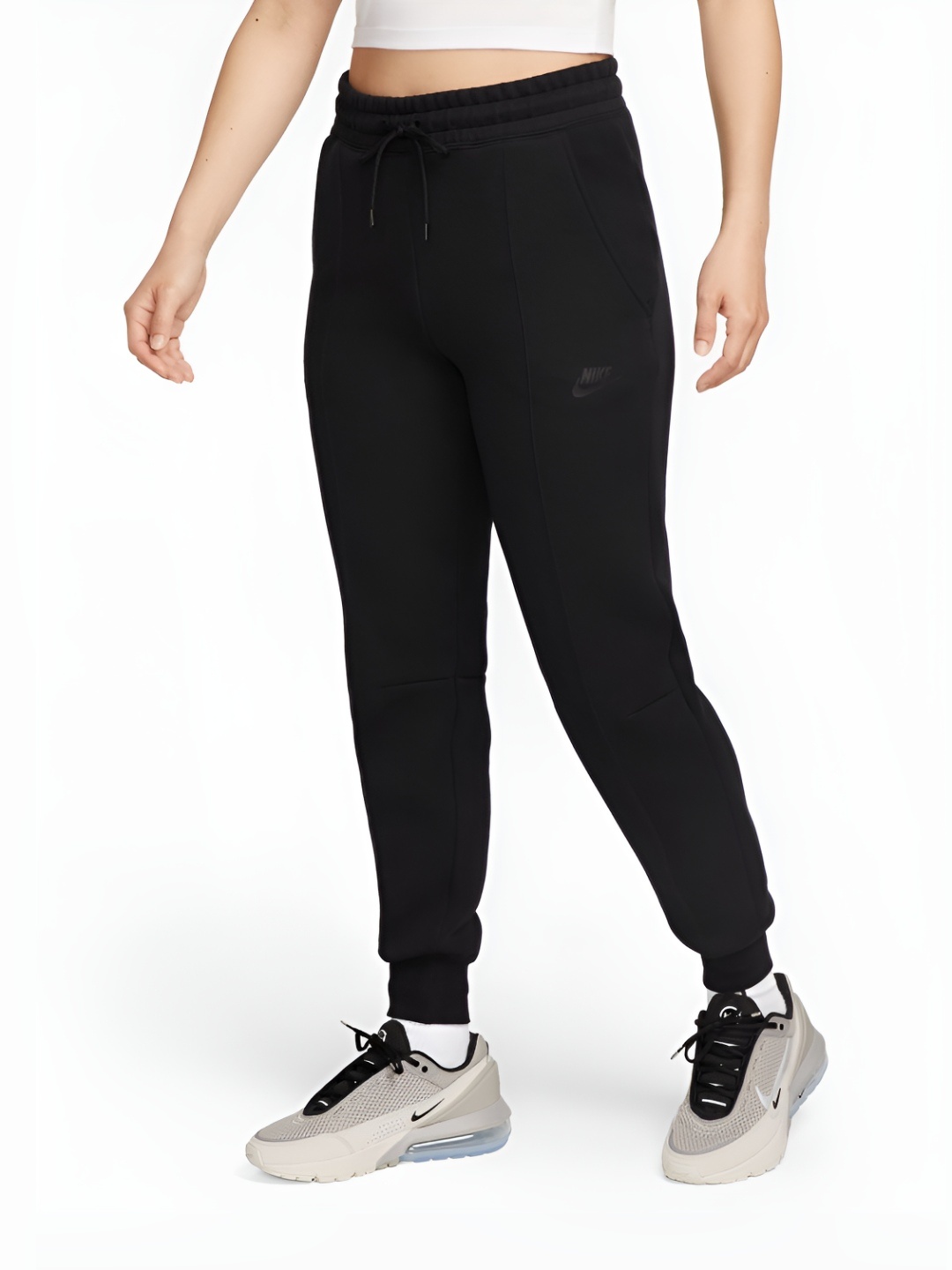 

Nike Sportswear Tech Fleece Women's Mid-Rise Joggers, Black