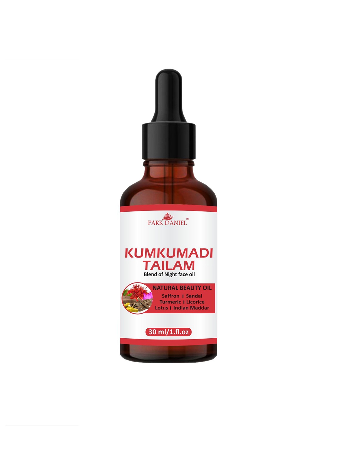 

Park Daniel Kumkumadi Tailam Face Oil For Glowing Skin-30ml, Gold