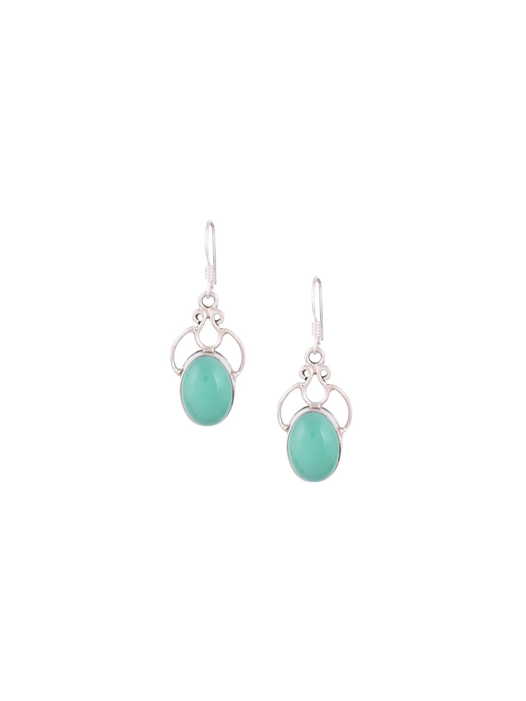 

Indianshelf 92.5 Sterling Silver Contemporary Drop Earrings