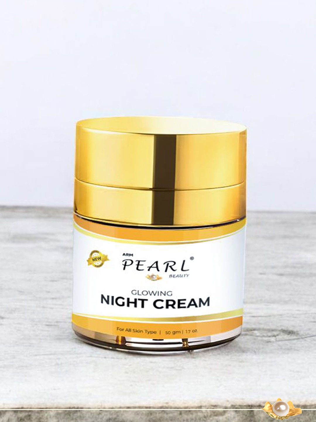 

ARM PEARL BEAUTY Glowing Night Cream With Niacinamide -50g, Na