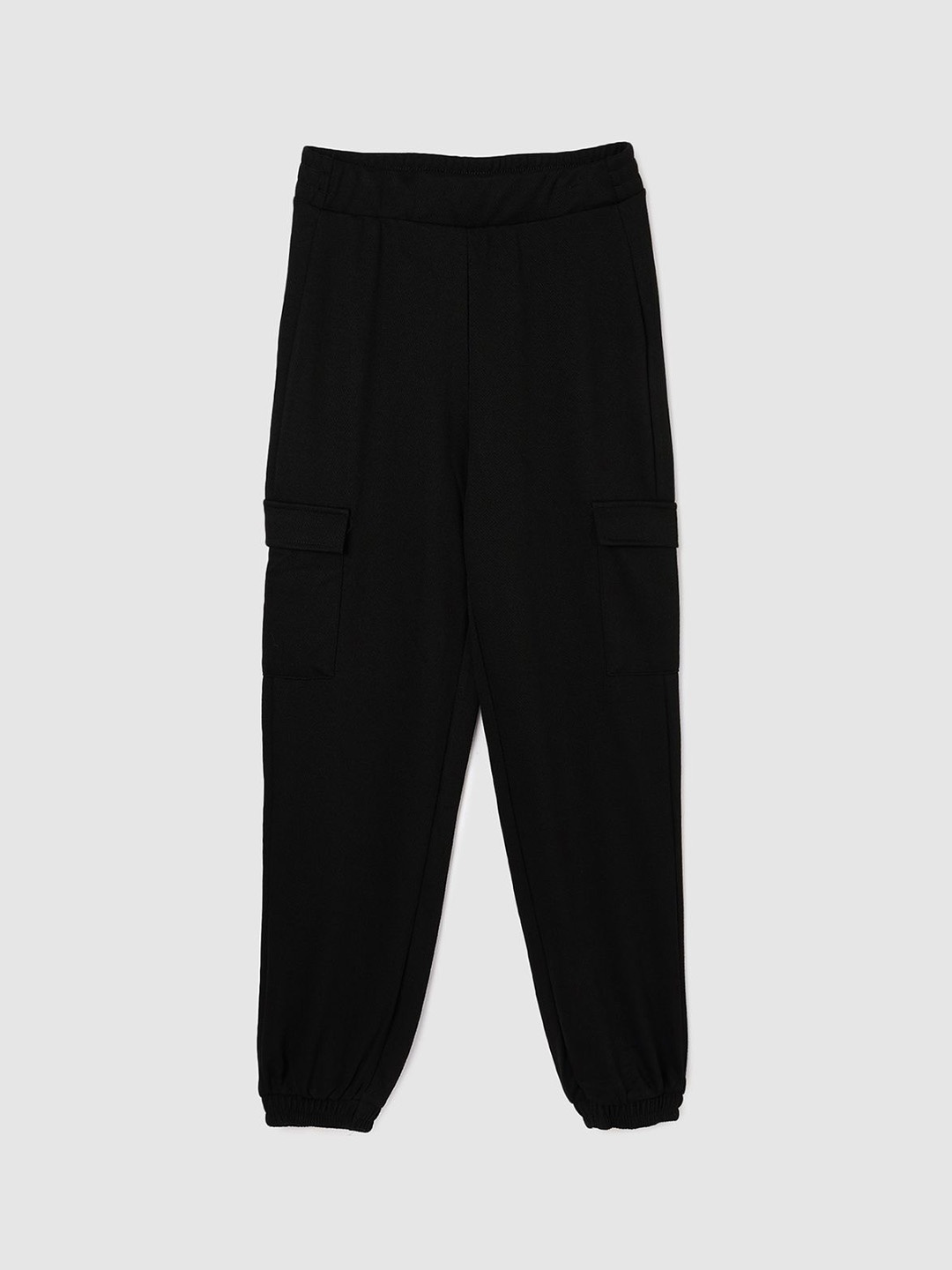 

max Girls Mid-Rise Joggers, Black