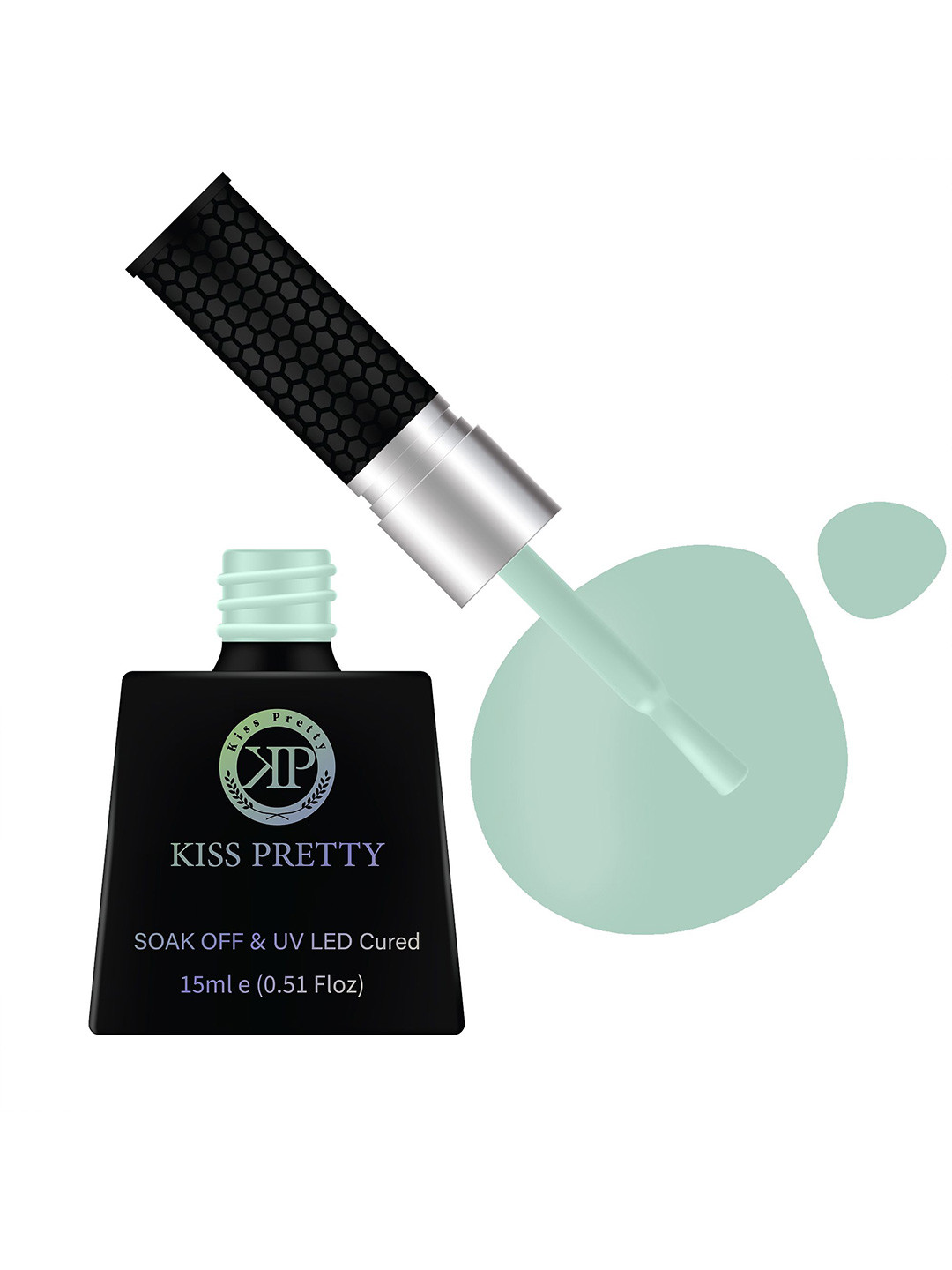 

Kiss pretty Soak Off & UV LED Cured Nail Polish-Shade - 08-15ml, Green