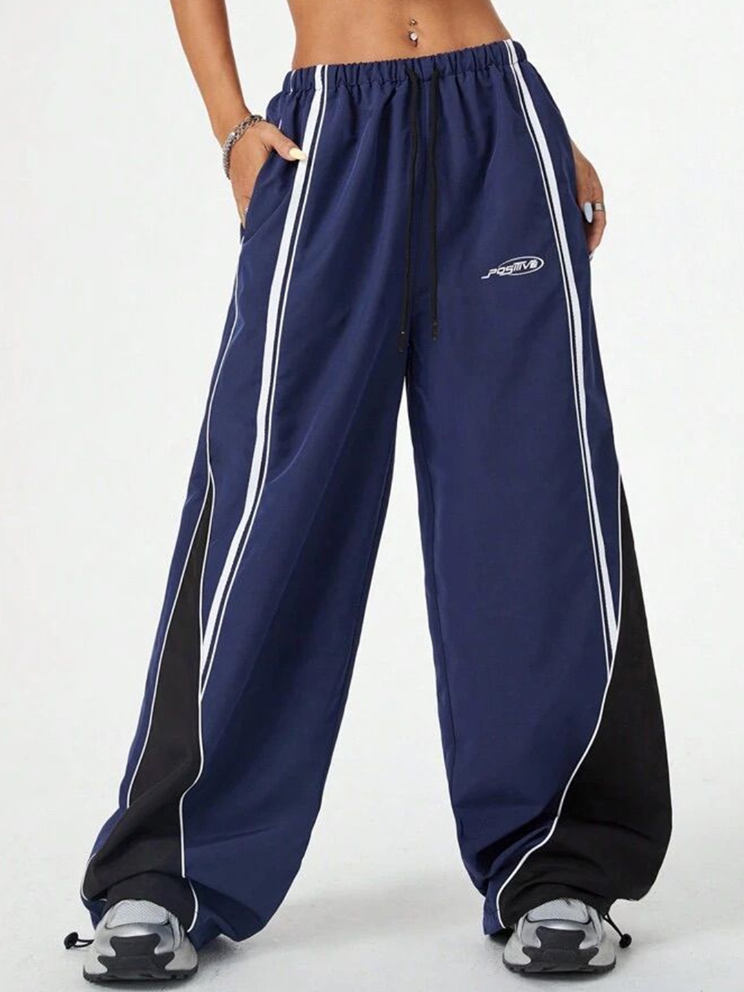 

TABADTOD Women Relaxed Loose Fit Wide Leg Trousers, Blue