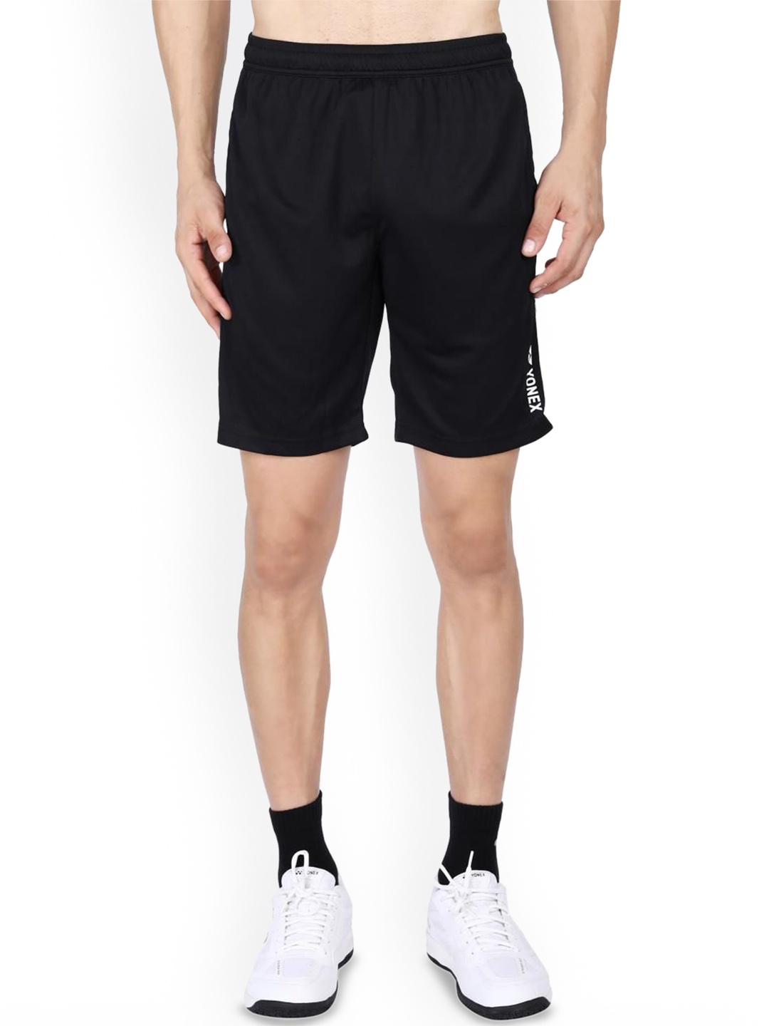 

YONEX Men Solid Sports Shorts, Black