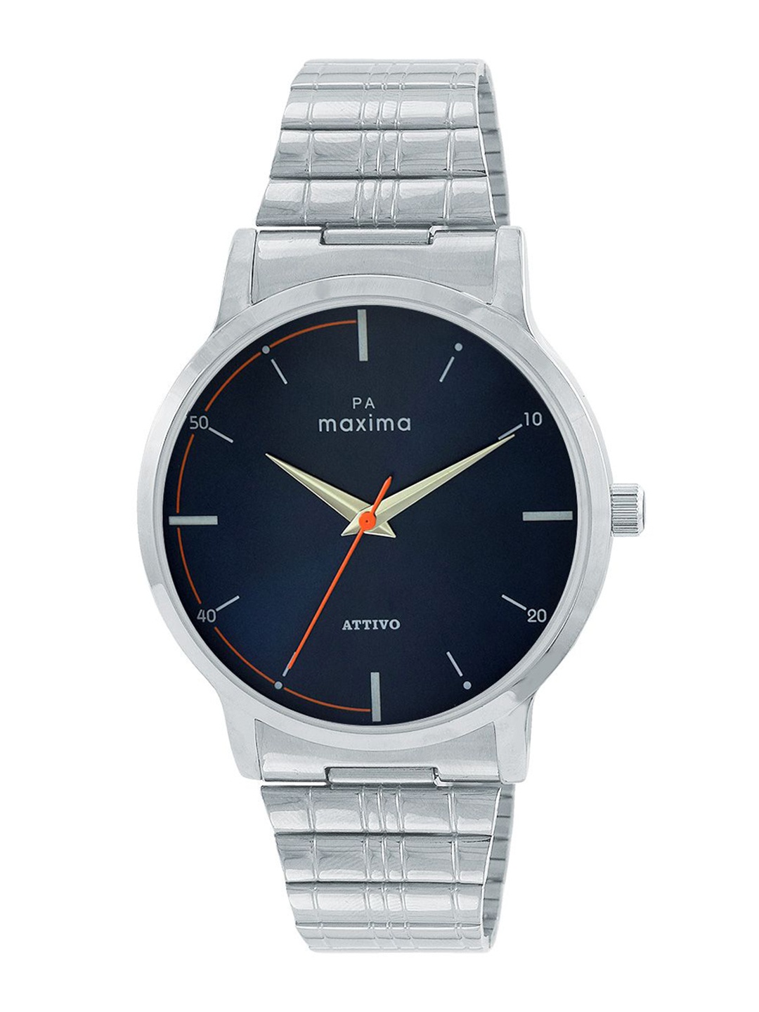

maxima Men Dial & Stainless Steel Straps Analogue Watch 66144CMGI, Blue