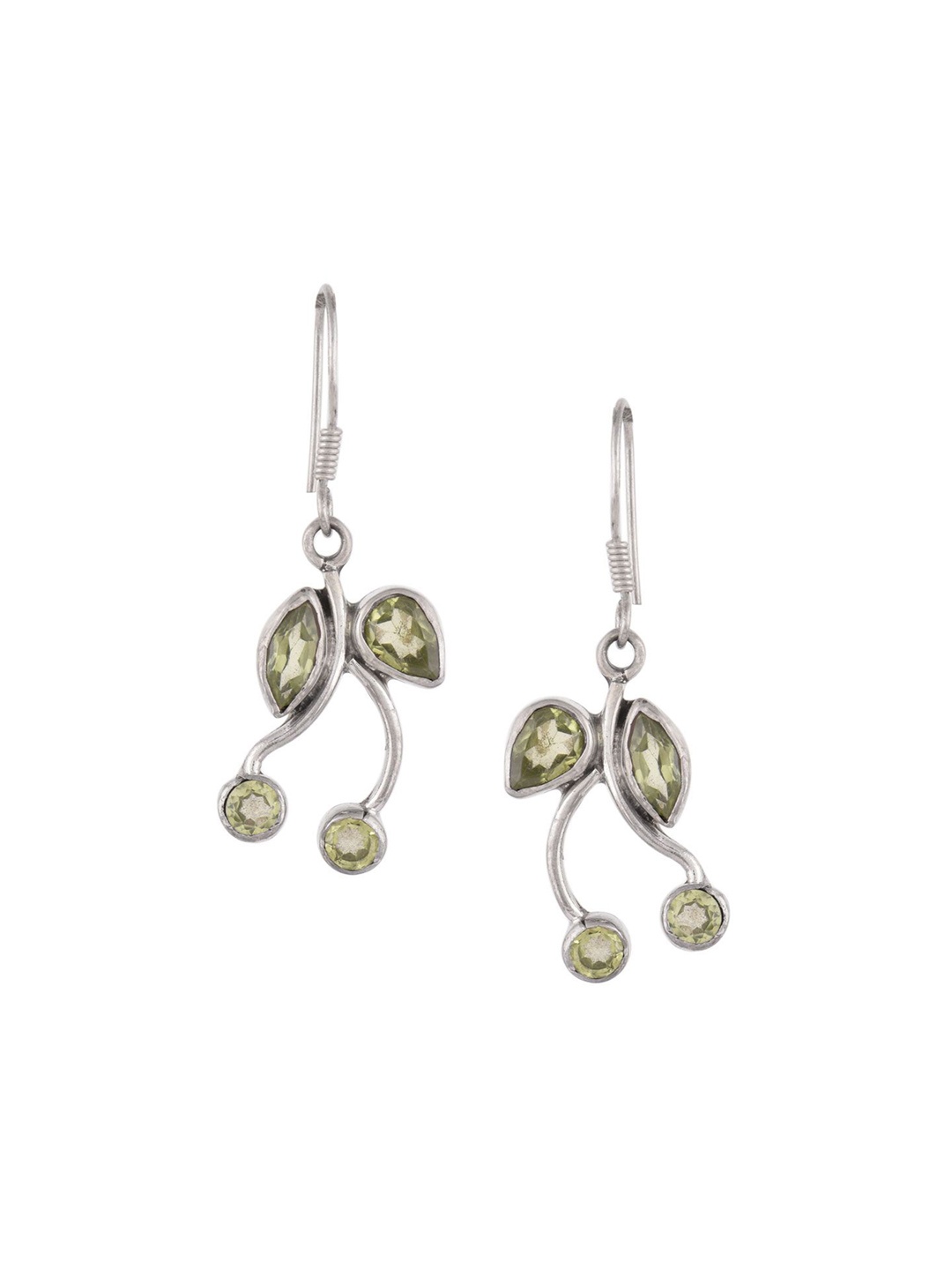 

Indianshelf 92.5 Sterling Silver Contemporary Drop Earrings