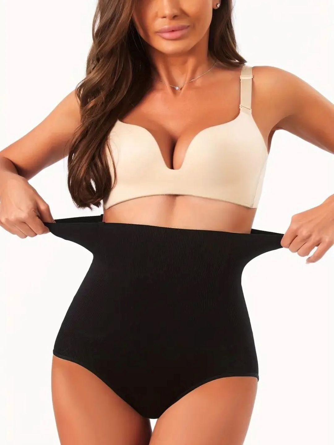 

Poftik High-Waist Tummy Shapewear, Black