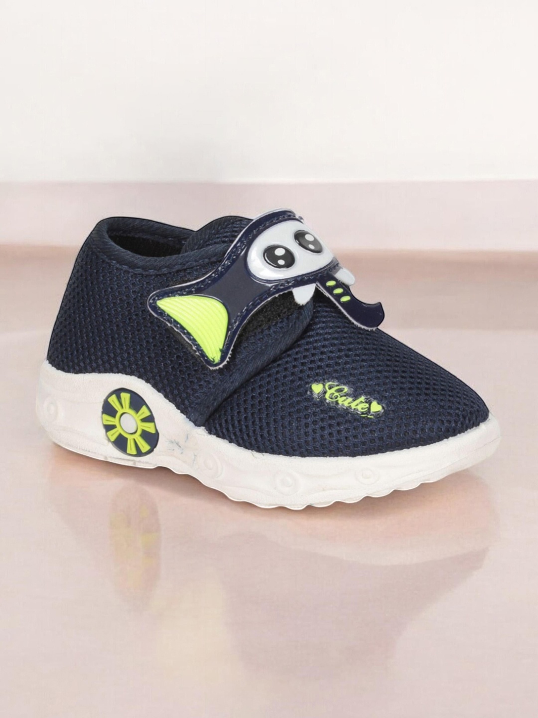 

Lil Lollipop Unisex Kids Woven Design Sneakers, Navy blue