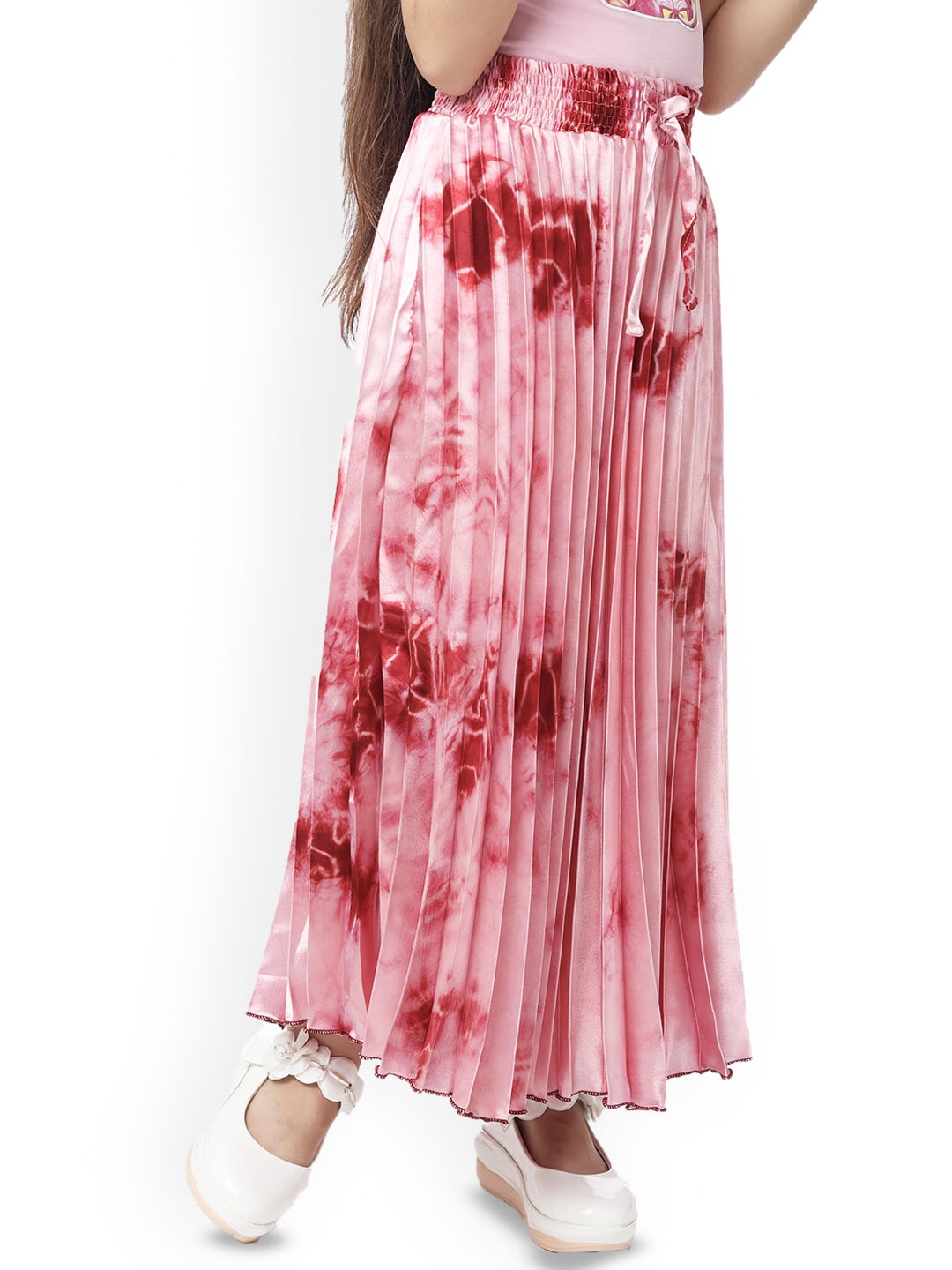 

BAESD Girls Dyed A-Line Maxi Skirts, Pink