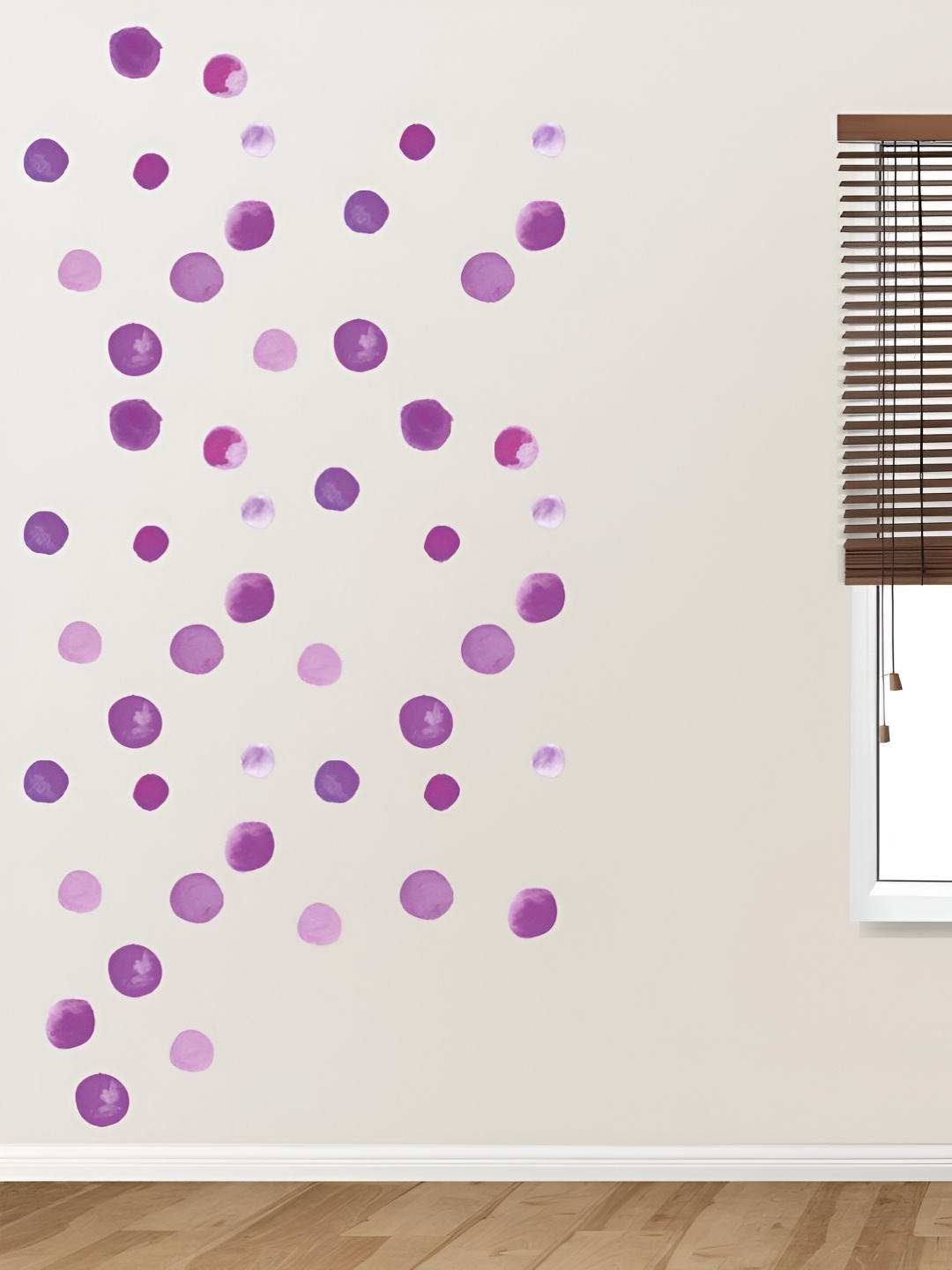 

CVANU Purple 3D Printed Self Adhesive Wall Sticker
