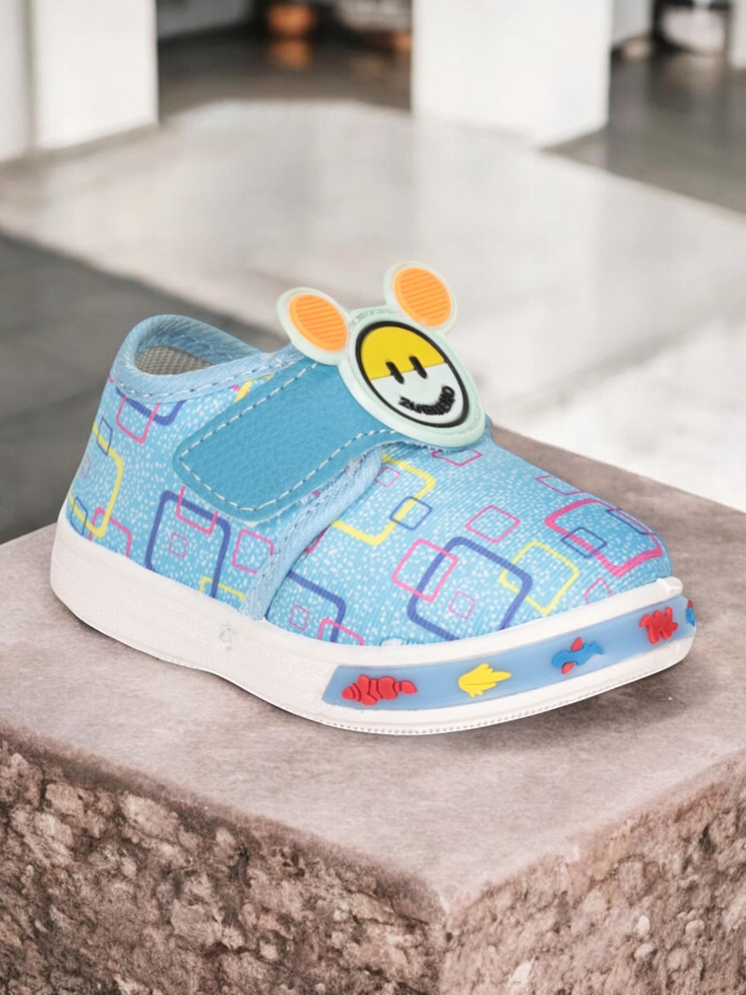

Lil Lollipop Unisex Kids Printed Slip-On Sneakers, Blue
