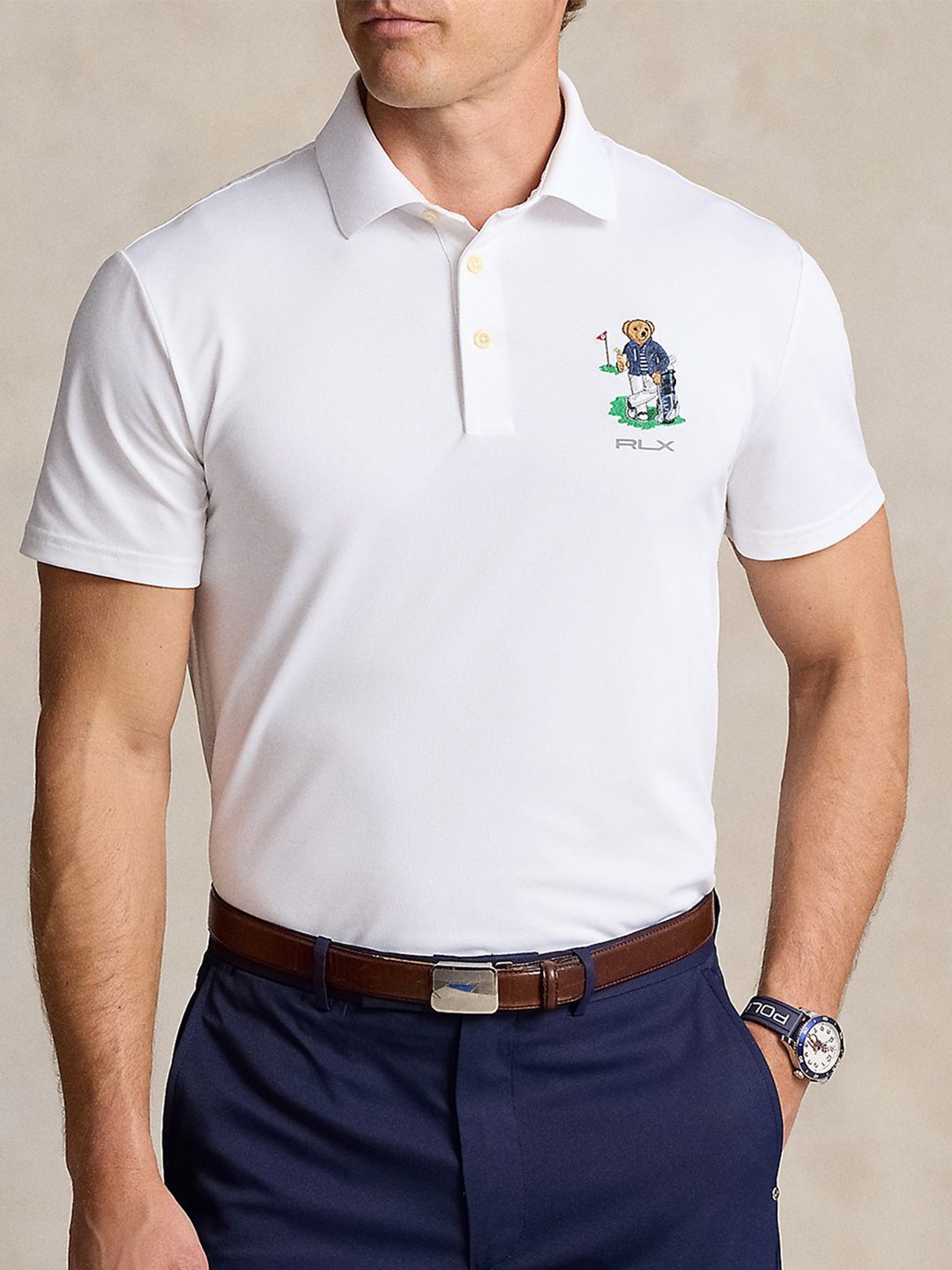 

Polo Ralph Lauren Men Relaxed Fit Polo Collar Tshirt, White