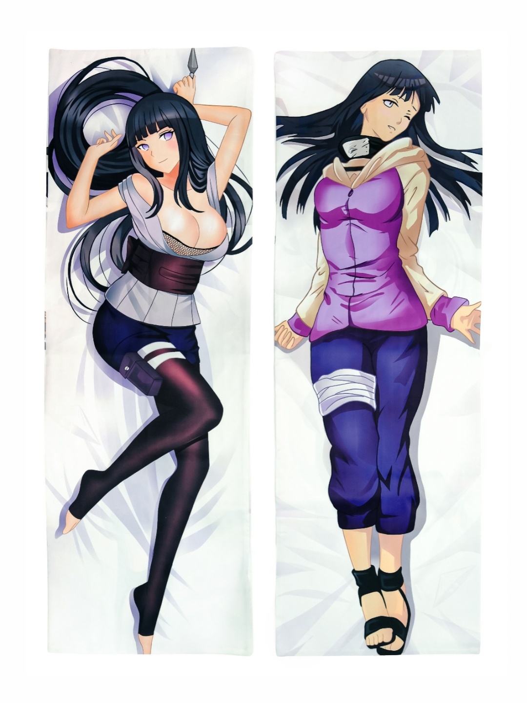 

COMICSENSE Purple & White Hinata Printed Pure Cotton Rectangle Pillow Covers