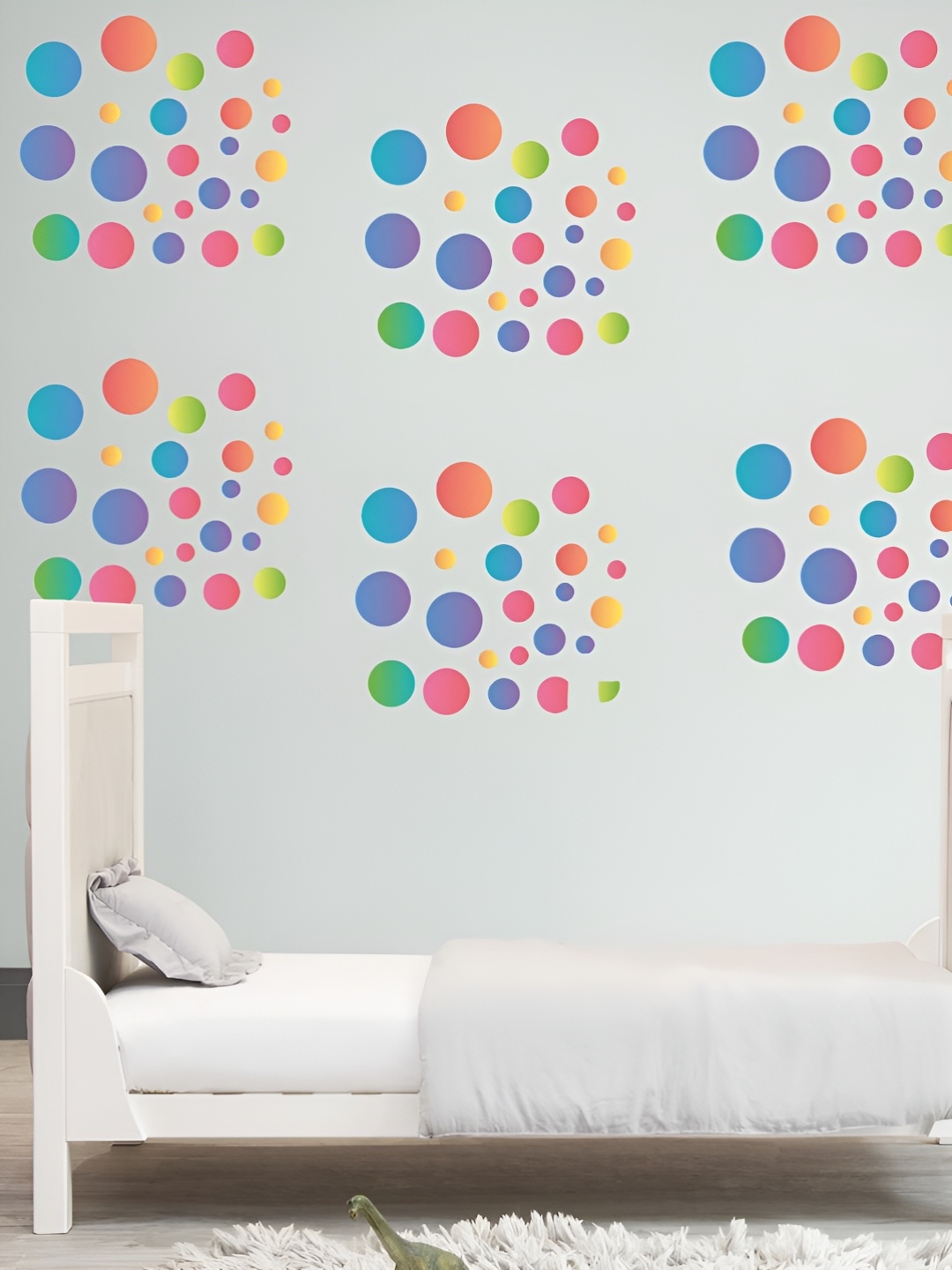 

CVANU Blue & Purple 184 Pieces Self-Adhesive Wall Sticker