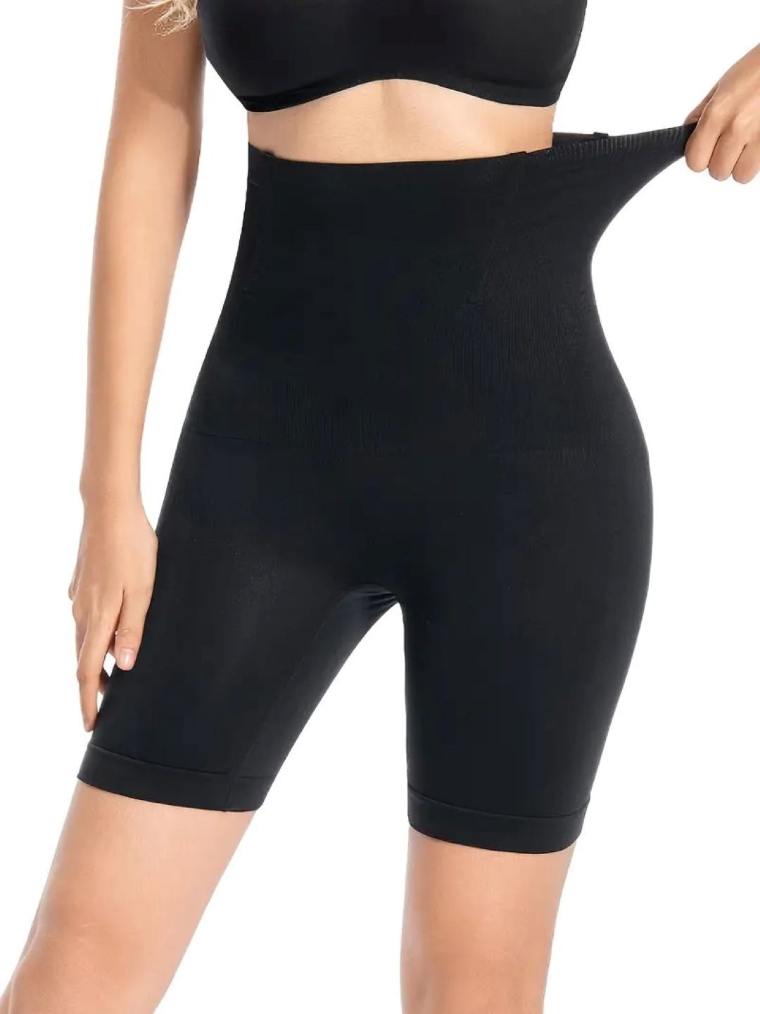 

Poftik Women High-Rise Tummy Shapewear, Black