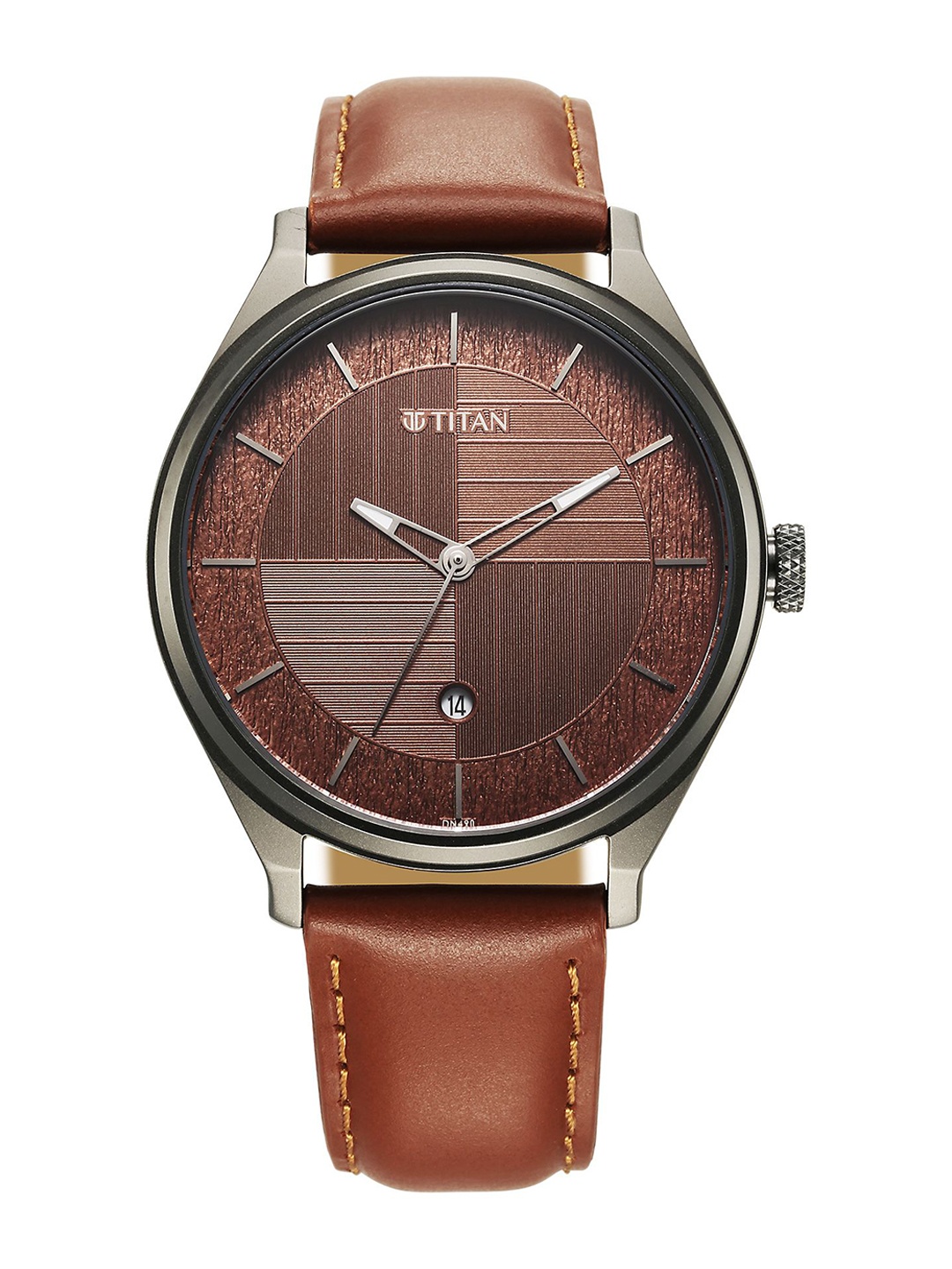 

Titan Men Neo Economy Quartz Analogue Watch 1802QL02, Brown