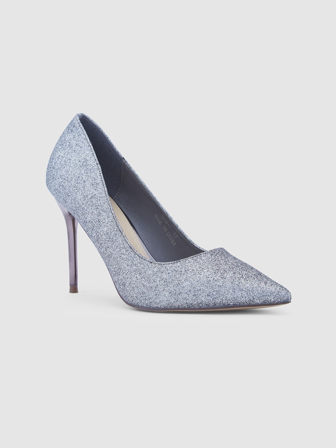 

Sole To Soul Embellished Party Stiletto Pumps, Grey