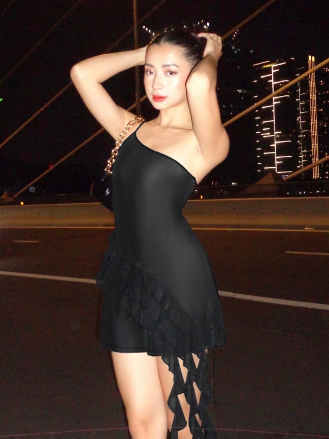 

KPOP Women Bodycon Dress, Black