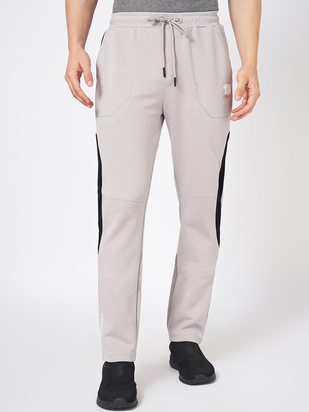 

Ajile by Pantaloons Men Mid-Rise Relaxed-Fit Track Pants, Grey