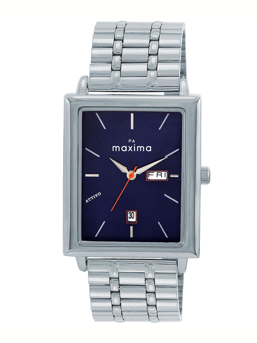 

maxima Men Dial & Stainless Steel Straps Analogue Watch 67531CMGI, Blue